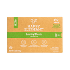 Laundry Detergent Sheets - 62 Count - Happy Elephant USA