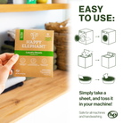 Laundry Detergent Sheets - 6 Count (Pack of 3) - Happy Elephant USA